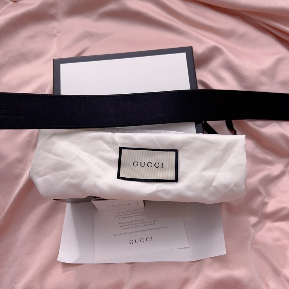 Authentic Gucci GG Marmont wide belt 70/28 - Picture 9 of 13